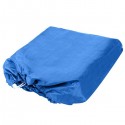 17-20ft 600D Oxford Fabric High Quality Waterproof Boat Cover with Storage Bag Blue